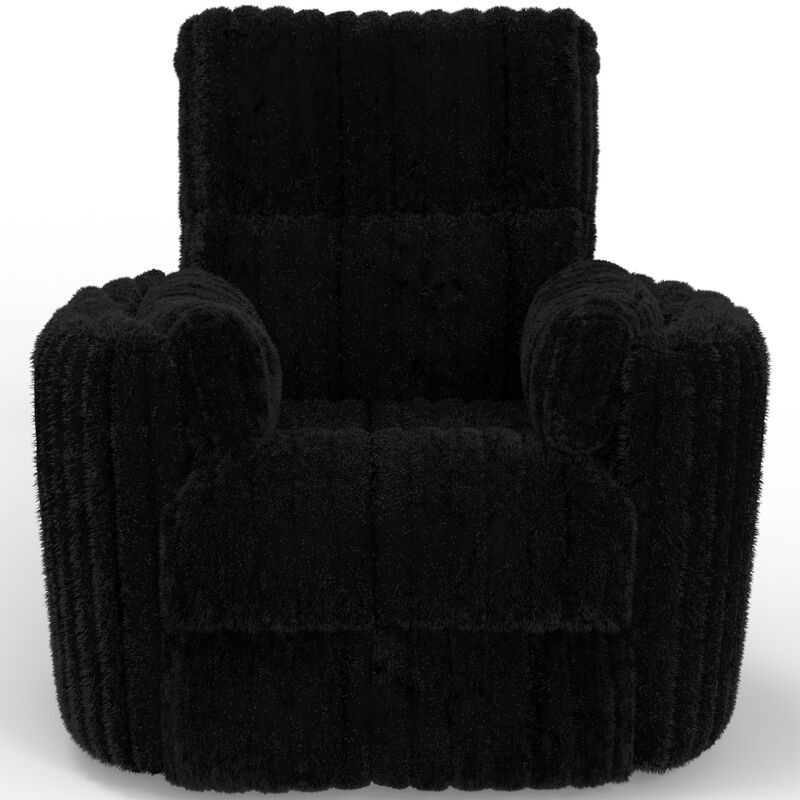 Catnapper Daydream Swivel Glider Recliner - Black, Black, hires