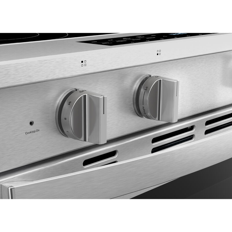 Whirlpool 30 in. 5.3 cu. ft. Smart Air Fry True European Convection Slide-In Electric Range with Radiant Burners - Fingerprint Resistant Stainless, Fingerprint Resistant Stainless, hires