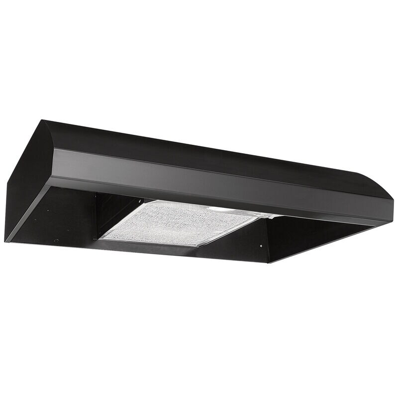 Broan 30 in. Standard Style Range Hood with 2 Speed Settings, 270 CFM & 1 LED Light - Black, , hires