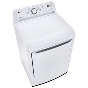 LG 27 in. 7.3 cu. ft. Electric Dryer with Sensor Dry Technology & Solid White Door Trim - White, , hires