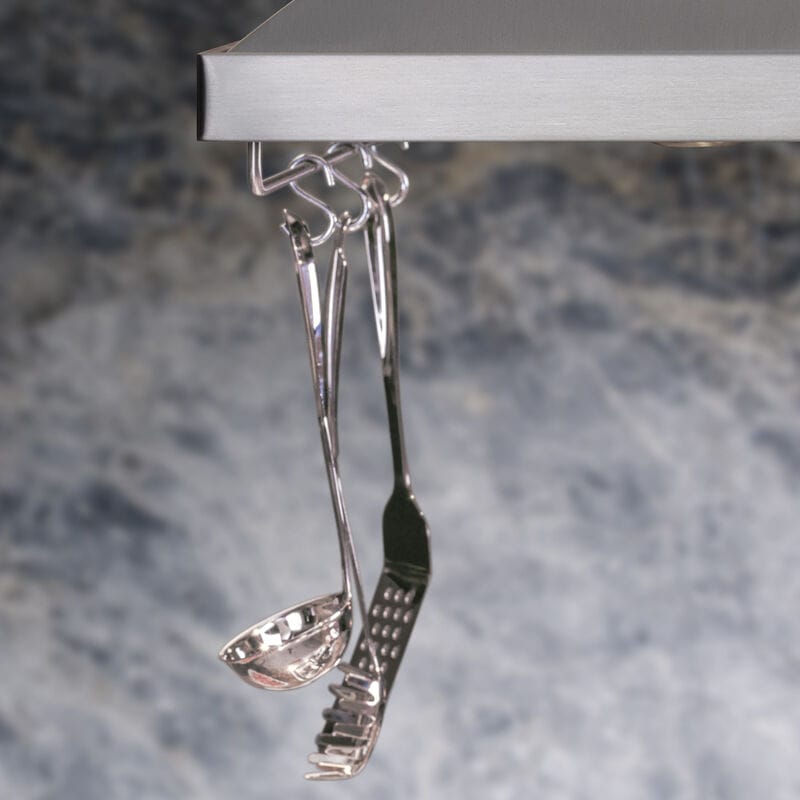 Monogram 30 in. Convertible Chimney Style Range Hood with 420 CFM, 4 Fan Speeds & 2 Halogen Lights - Stainless Steel, , hires