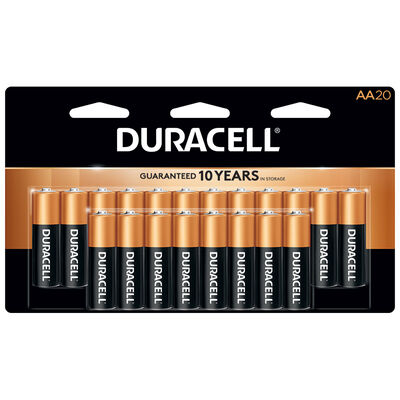 Duracell AA 20 Pack Coppertop Battery | MN1500B20