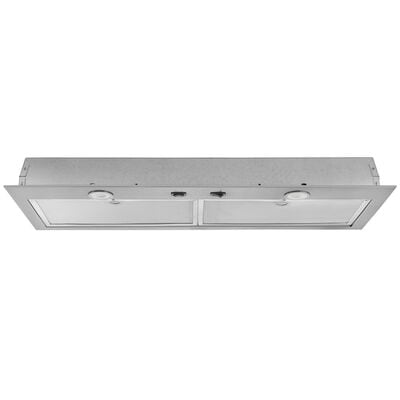 Broan BBN1 Series 24 in. Convertible Standard Style Range Hood with 300 CFM, 2 Fan Speeds & 2 LED Lights - Stainless Steel | BBN1243SS