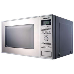 Panasonic 19" 0.8 Cu. Ft. Countertop Microwave with 10 Power Levels - Stainless Steel, , hires