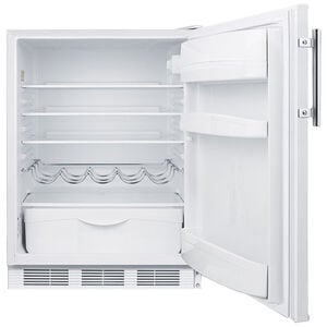 Summit 24 in. 5.5 cu. ft. Undercounter Refrigerator - White, , hires