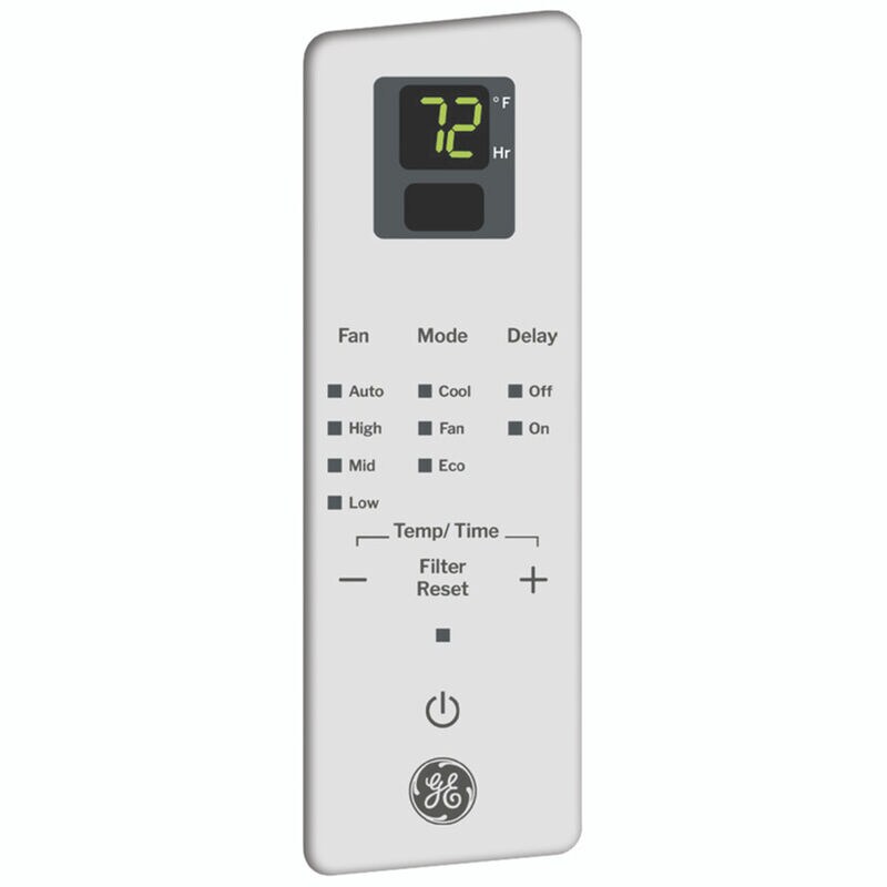 GE 6,000 BTU Window Air Conditioner with 3 Fan Speeds & Remote Control - White, , hires