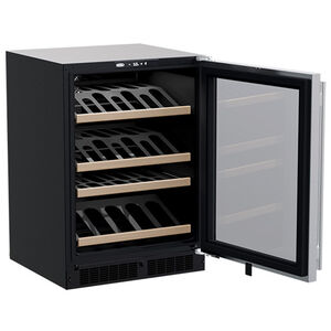 Marvel 24 in. Undercounter Wine Cooler with Single Zone & 27 Bottle Capacity - Stainless Steel, , hires