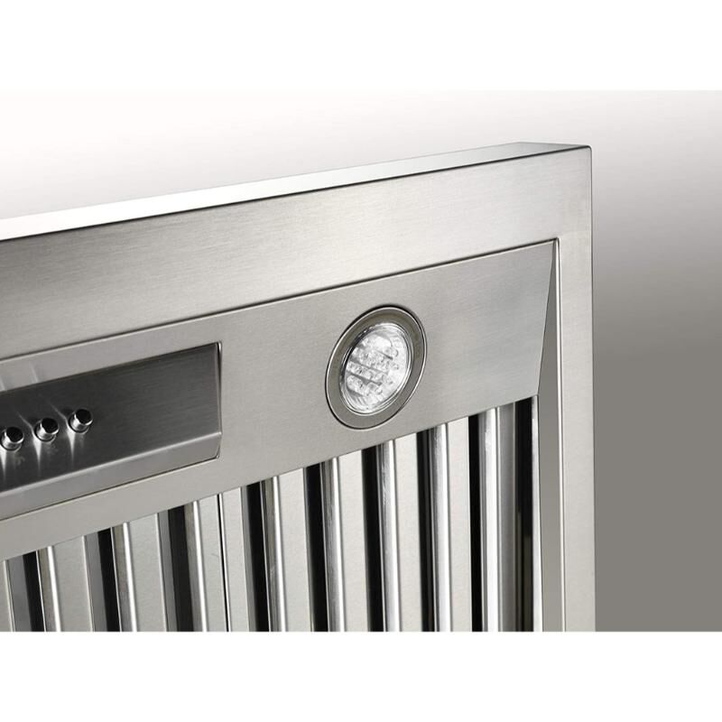 NXR EH Series 36 in. Ducted Canopy Pro Style Range Hood with 800 CFM, 3 Fan Speeds & 2 LED Lights - Stainless Steel, , hires