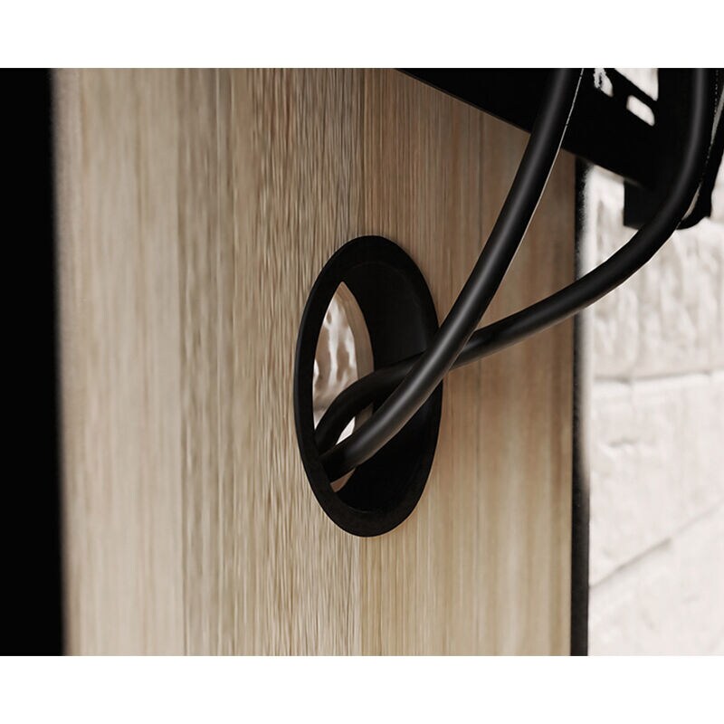 Sauder Wood & Metal 2 Shelf TV Stand with Mount - Charter Oak, , hires