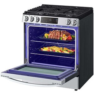 LG 30 in. 5.8 cu. ft. Smart Slide-In Gas Range with 5 Sealed Burners - PrintProof Stainless Steel, , hires