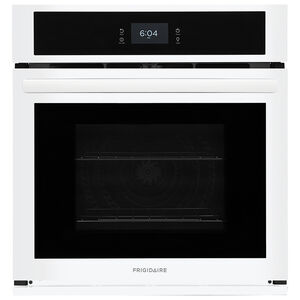 Frigidaire 27" 3.8 Cu. Ft. Electric Wall Oven with Standard Convection & Self Clean - White, White, hires