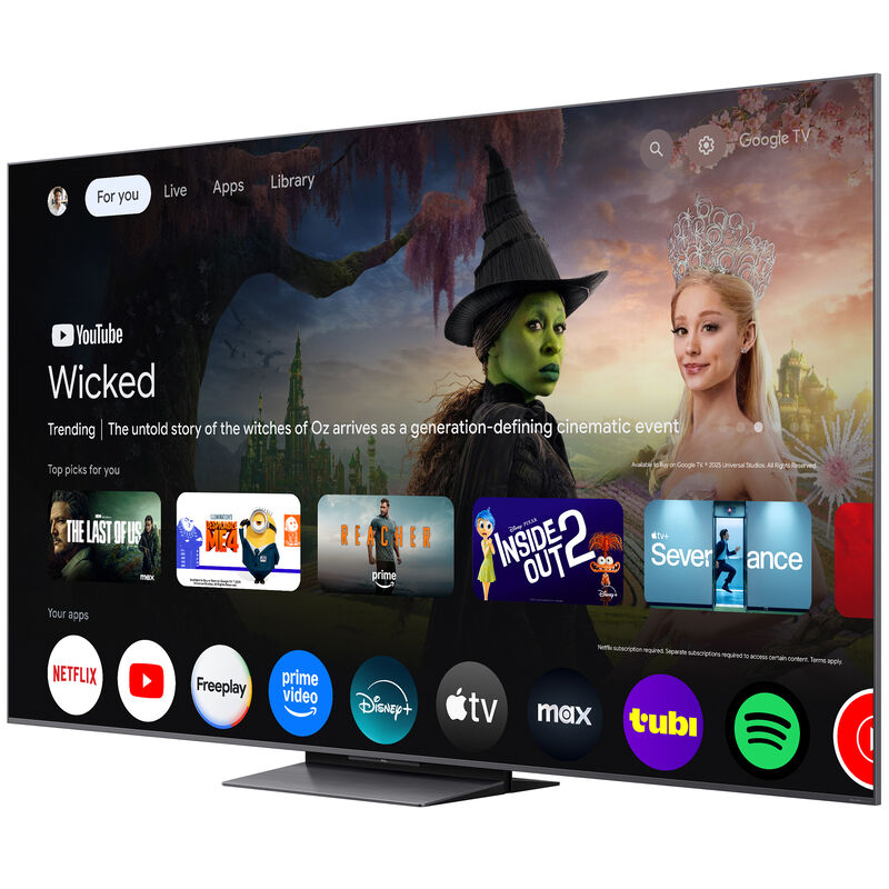 TCL - 85" Class QM8L QLED Mini-LED 4K UHD Smart Google TV, , hires
