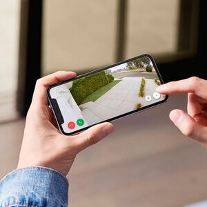 All-new Ring Floodlight Cam Wired Plus with motion-activated 1080p HD video, Black (2021 release), , hires