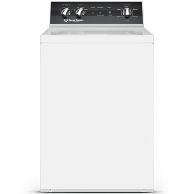 Speed Queen TR5 26 in. 3.2 cu. ft. Top Load Washer with Agitator & Perfect Wash - White | TR5003WN