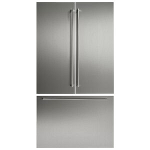 Gaggenau Door Panel With Handles for Refrigerator - Stainless Steel, , hires