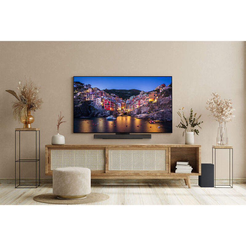 LG 3.1. 3 Channel Dolby Atmos Smart Sound Bar with Bluetooth & Wireless Subwoofer - Black, , hires