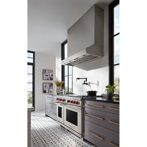 Wolf 42 in. Canopy Pro Style Range Hood, Ducted Venting & 2 Halogen Lights - Stainless Steel, , hires