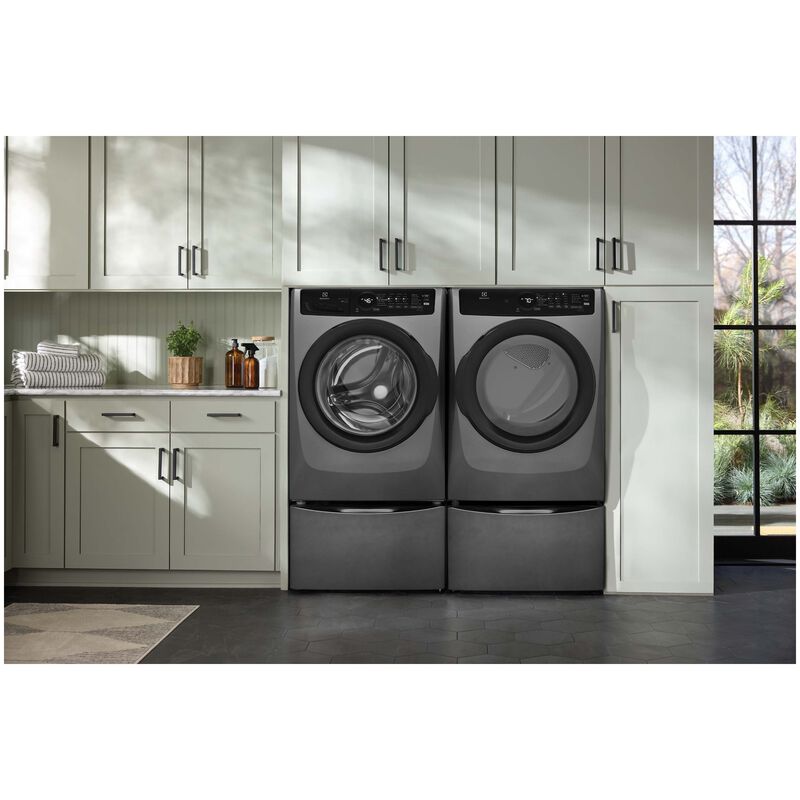 Electrolux 400 Series 27 in. 4.5 cu. ft. Stackable Front Load Washer with LuxCare Wash, Sanitize & Steam Cycle - Titanium, , hires