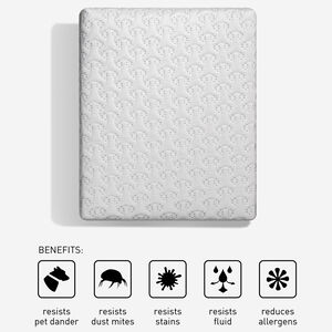 BEDGEAR Ver-Tex Full Size Mattress Protector - White, , hires