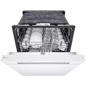 LG 24 in. Built-In Dishwasher with Front Control, 52 dBA Sound Level, 15 Place Settings & 5 Wash Cycles - White, , hires
