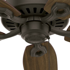 Hunter 52 inch Builder Ceiling Fan and Pull Chain - New Bronze, Bronze, hires