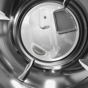 Maytag 27 in. 7.3 cu. ft. Smart Stackable Electric Dryer with Extra Power Button, Industry-Exclusive Extra Moisture Sensor, Sanitize & Steam Cycle - Metallic Slate, Metallic Slate, hires