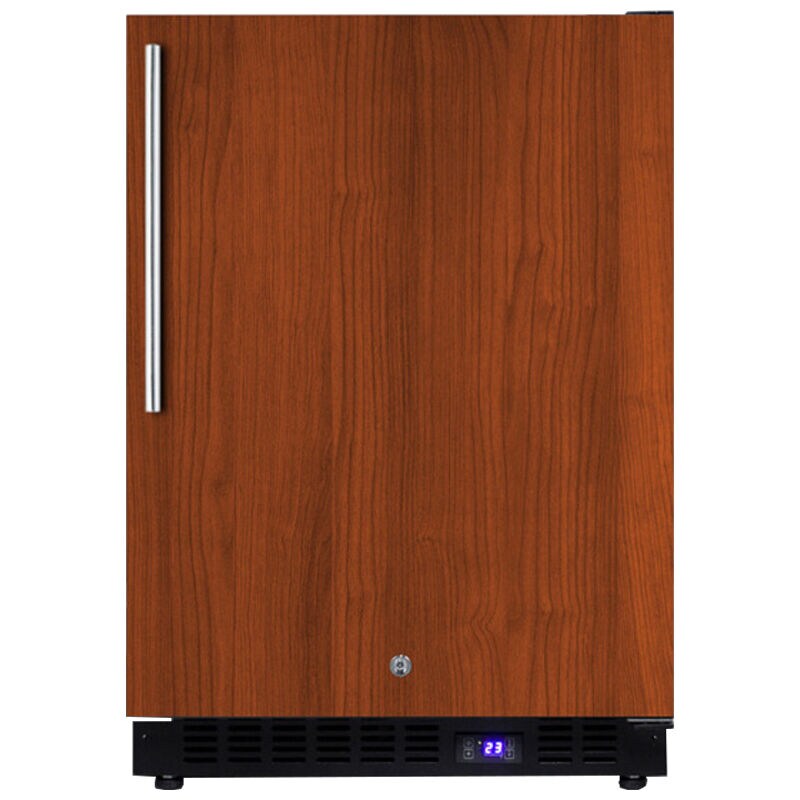 Summit 24 in. 4.7 cu. ft. Built-in Frost Free Compact Upright Freezer with Adjustable Shelves - Custom Panel Ready, , hires
