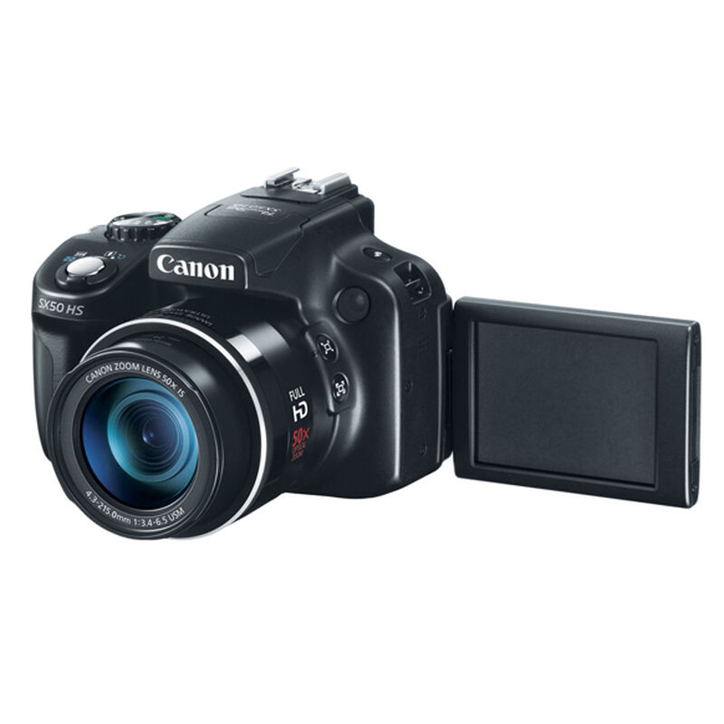 Canon PowerShot Point & Shoot Digital Camera - Black, , hires
