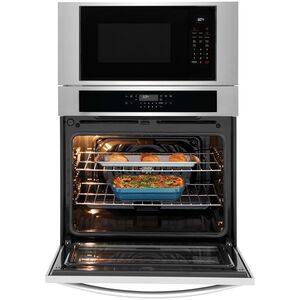 Frigidaire 30 in. 6.9 cu. ft. Electric Microwave/Wall Oven Combo with Standard Convection & Sensor Cooking - Stainless Steel, , hires