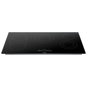 Bosch 800 Series 37" Electric Cooktop with 5 Smoothtop Burners - Black, , hires