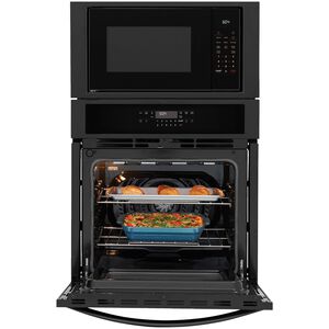 Frigidaire 27 in. 5.4 cu. ft. Electric Microwave/Wall Oven Combo with Standard Convection & Sensor Cooking - Black, , hires