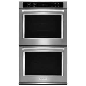 KitchenAid 30 10.0 Cu. Ft. Electric Double Wall Oven with True European  Convection & Self Clean - Stainless Steel