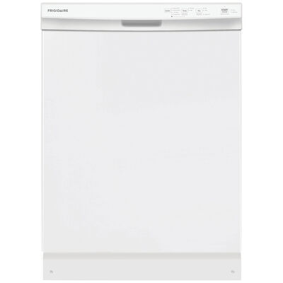 Frigidaire 24 in. Front Control Dishwasher with 54 dBa Sound Level, MaxDry & Pocket - White | FDPC4314AW