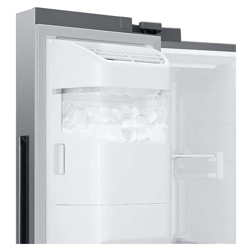 Samsung 36 in. 22 cu. ft. Smart Counter Depth Side by Side Refrigerator with Ice & Water Dispenser - Stainless Steel, Stainless Steel, hires