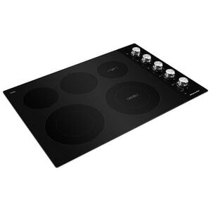 KitchenAid 30 in. 5-Burner Electric Cooktop with Simmer Burner & Power Burner - Black, , hires