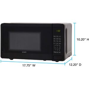 Avanti 18 in. 0.7 cu. ft. 700W Countertop Microwave - Black, Black, hires