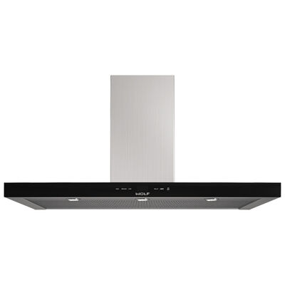 Wolf 45 in. Convertible Chimney Style Range Hood with 3 Fan Speeds & 2 LED Lights - Black | VW45B
