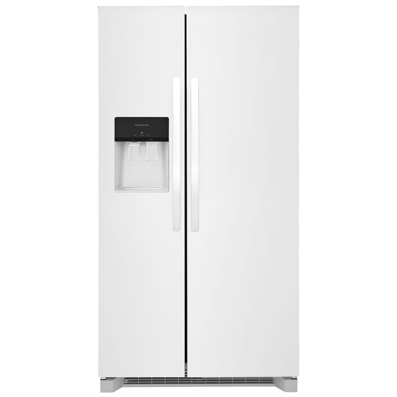 Frigidaire 36 in. 25.6 cu. ft. Side by Side Refrigerator with Ice & Water Dispenser - White, White, hires
