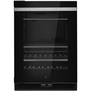 JennAir Noir Series 24 in. 5.0 cu. ft. Built-In Beverage Center with Fixed Shelves & Digital Control - Black, , hires