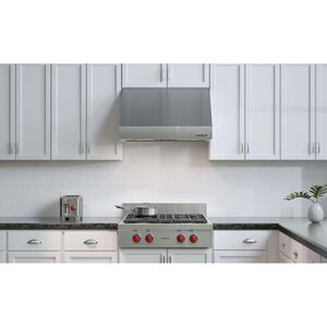 Verona - VELP4810GSS - Designer Series 48 Low Profile Range  Hood-VELP4810GSS | Joe D's Appliance & TV