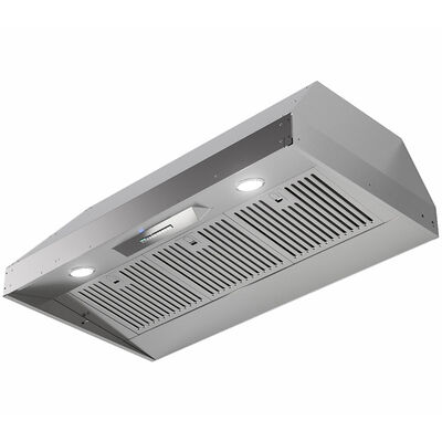 XO 36 in. Standard Style Range Hood with 3 Speed Settings, 600 CFM, Convertible Venting & 2 LED Lights - Stainless Steel | XOIL3619SC
