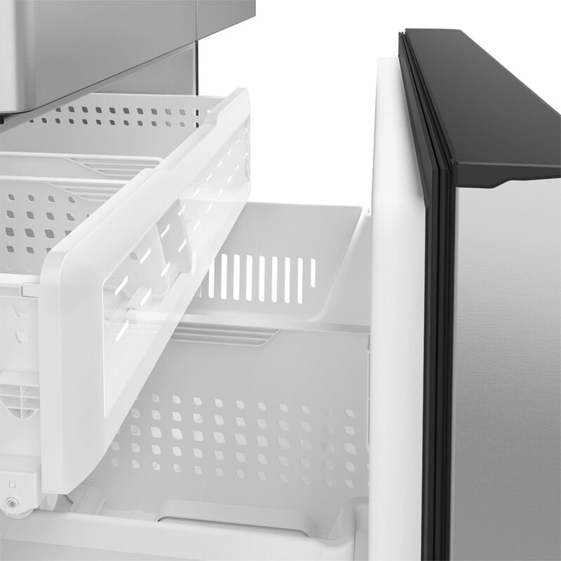 Cafe 36 in. 27.8 cu. ft. Smart French Door Refrigerator with Ice & Water Dispenser - Stainless Steel, Stainless Steel, hires