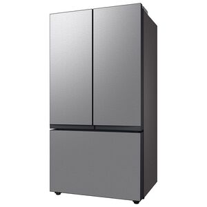 Samsung Bespoke 36 in. 24 cu. ft. Smart Counter Depth French Door Refrigerator with Internal Water AutoFill Pitcher - Stainless Steel, Stainless Steel, hires