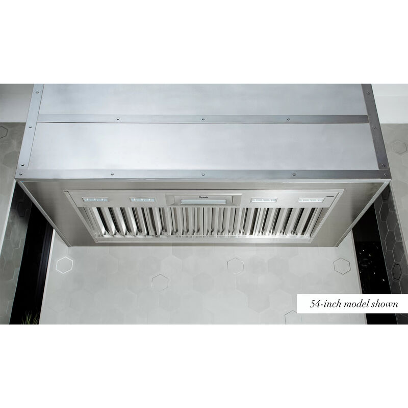 Thermador Professional Series 42 in. Smart Ducted Standard Style Range Hood with 4 Fan Speeds & 2 LED Lights - Stainless Steel, , hires