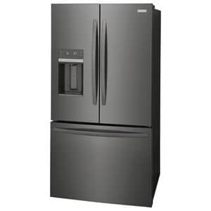 Frigidaire 36 in. 27.8 cu. ft. French Door Refrigerator with Ice & Water Dispenser - Black Stainless, Black Stainless, hires