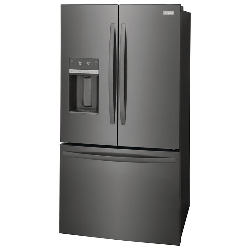 Frigidaire 36 in. 27.8 cu. ft. French Door Refrigerator with Ice & Water Dispenser - Black Stainless, Black Stainless, hires
