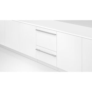 Fisher & Paykel Series 11 24 in. Smart Double Drawer with Top Control & 44 dBa Sound Level - Custom Panel Ready, , hires