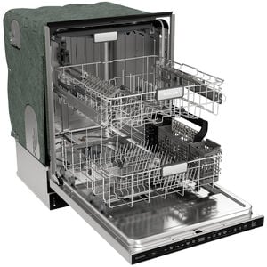 Sharp 24 in. Top Control Smart Dishwasher with 45 dBa Sound Level, 3rd-Rack & Pocket - Stainless Steel, , hires