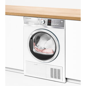 Fisher & Paykel 23 in. 4.0 cu. ft. Ventless Electric Dryer with Sanitize Cycle & Sensor Dry - White, , hires