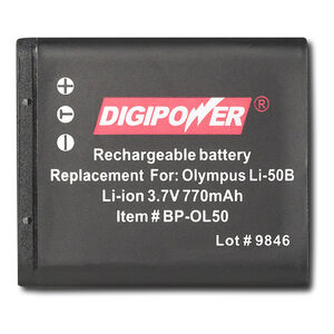 DigiPower Rechargeable Lithium Ion Battery for Select Olympus Digital Cameras, , hires